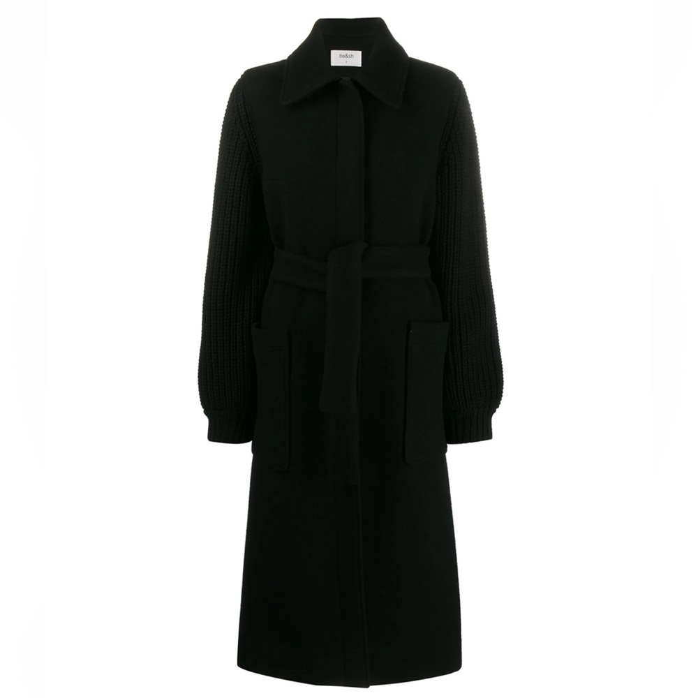 Ba&Sh Calas knit sleeve coat